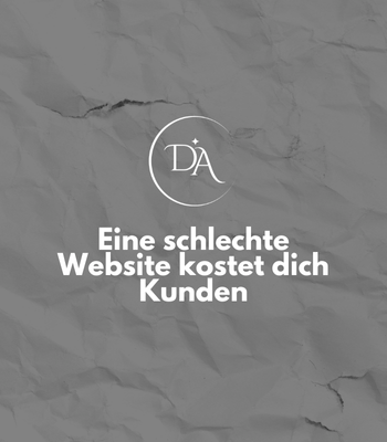 Eine schlechte Website kostet dich Kunden