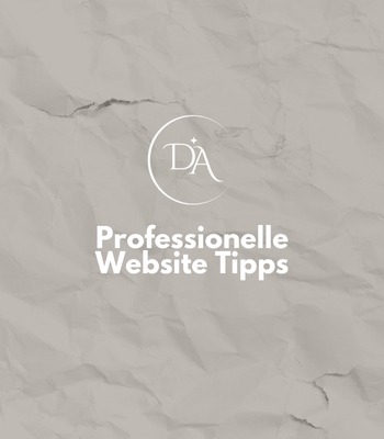 Professionelle Website 3 Tipps