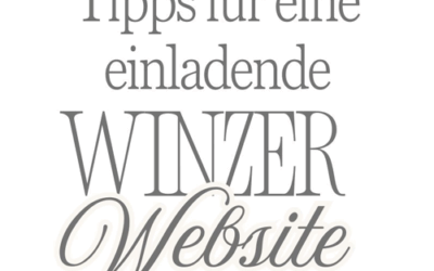 Einladende Winzer Website
